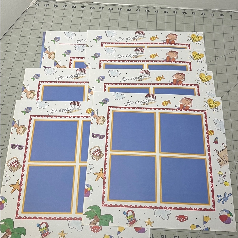 Summer Fun Scrapbook Paper Set - Picture 11 of 11